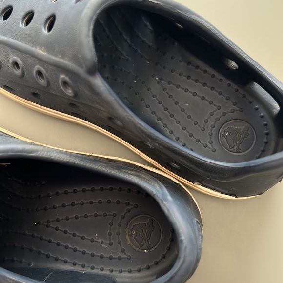 Crocs Sneaker Kid’s size 11 Navy Blue - Picture 3 of 4